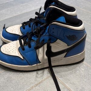 Nike Jordan Kids High-Top Sneakers signal Blue , White & Black